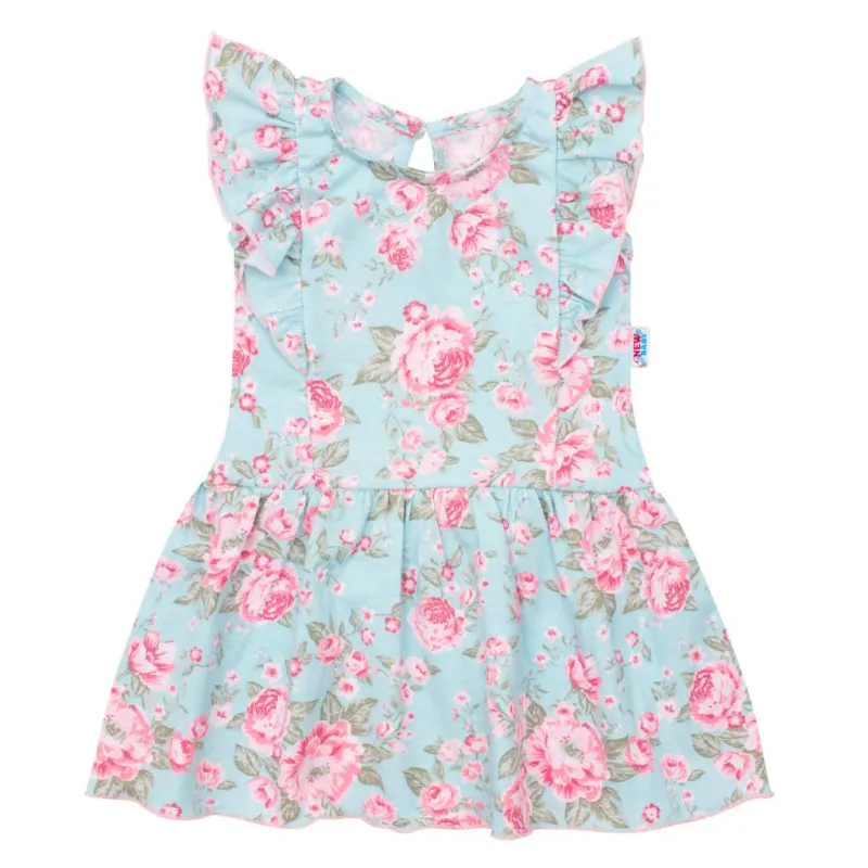 New Baby Kojenecké letní bavlněné šatičky Roses