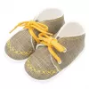 New Baby Kojenecké capáčky tenisky jeans mustard 0-3 m